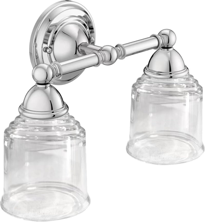 LIGHTACCENTS Ceiling Light Cover Set of 4 - Clear Glass Replacement Shades for Ceiling Fan Light Covers - Ceiling Fan Light Kit - Quick Installation Glass Lamp Shade, Ceiling Fan Globe Replacement - Image 4